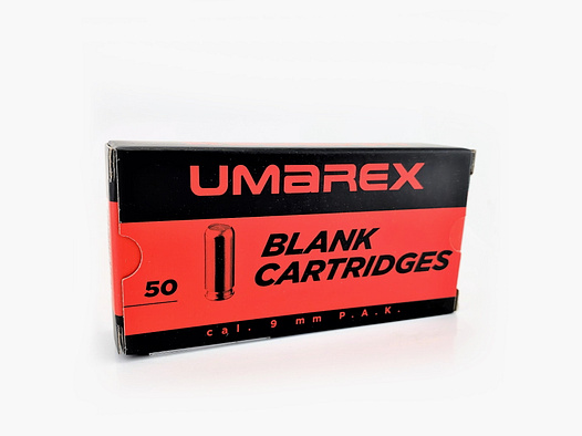 UMAREX Platzpatronen Kaliber 9 mm P.A.K. - 50 Schuss