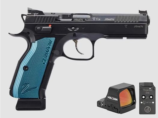 CZ Shadow 2 OR 9mm Luger + Holosun HS507COMP + piastra adattatrice - Bundle, nuovo