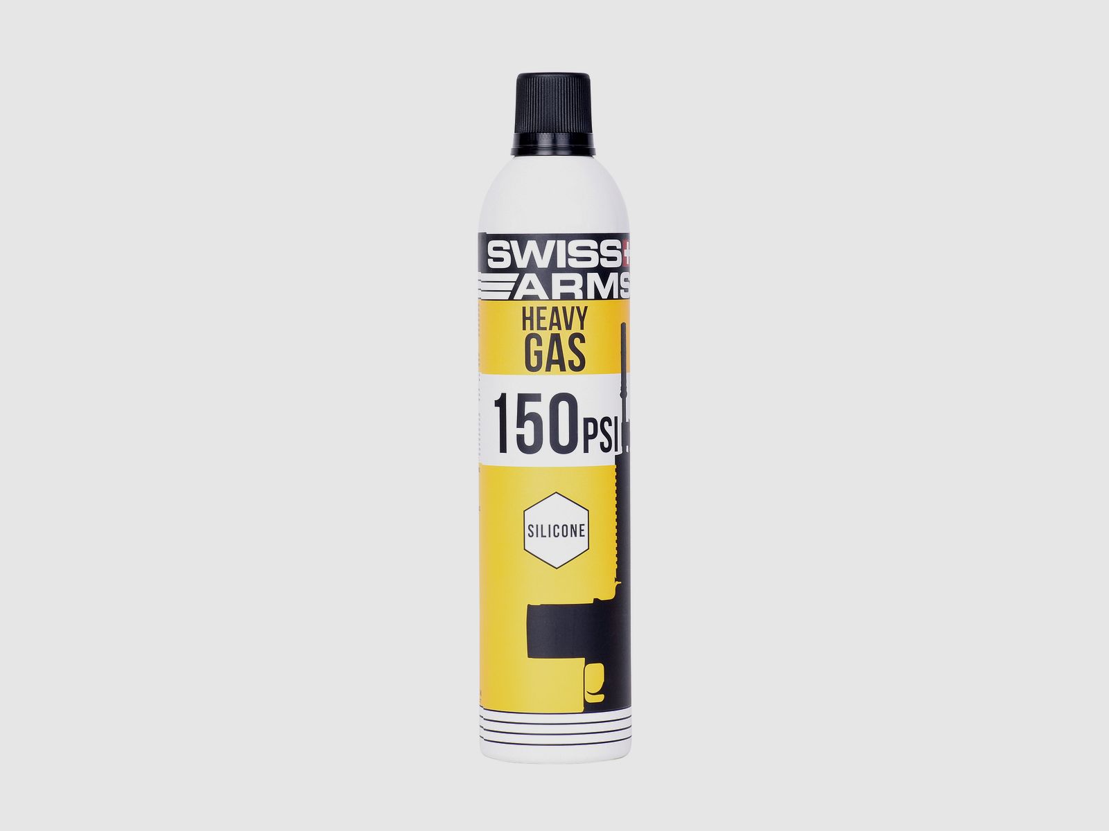 Swiss Arms Heavy Gas 600 ml silikonhaltig - Airsoft