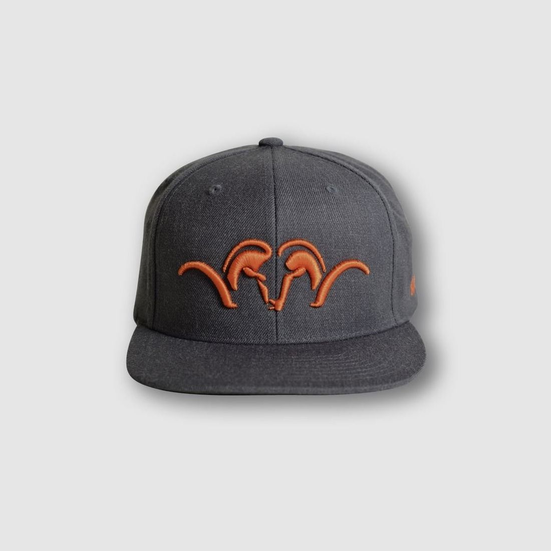 Blaser gray and fluorescent orange Snapback hat, image 1 of 2