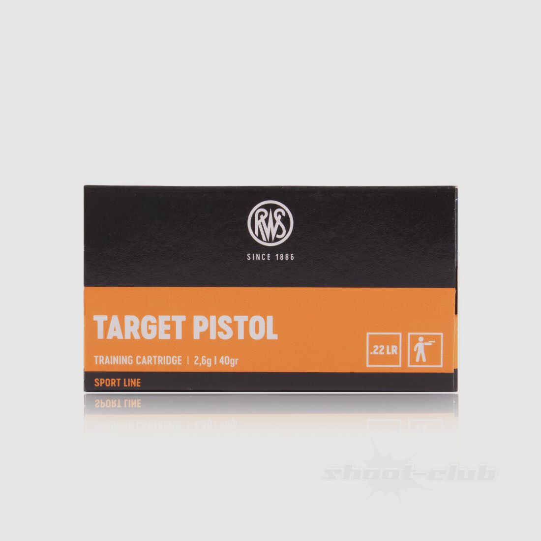 RWS Target Pistol LRN 40grs 50St .22lr