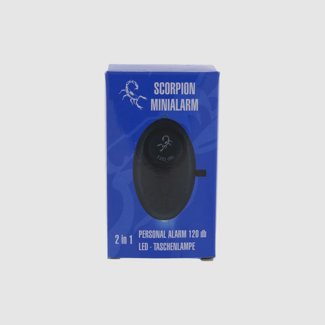 Scorpion personal alarm 120 db black