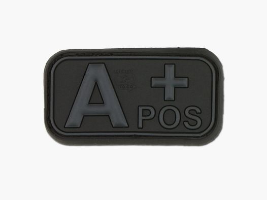 Jackets To Go 3D Blutgruppenpatch A Pos blackops