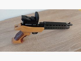 Diana Bandit running coat with Picatinny rail