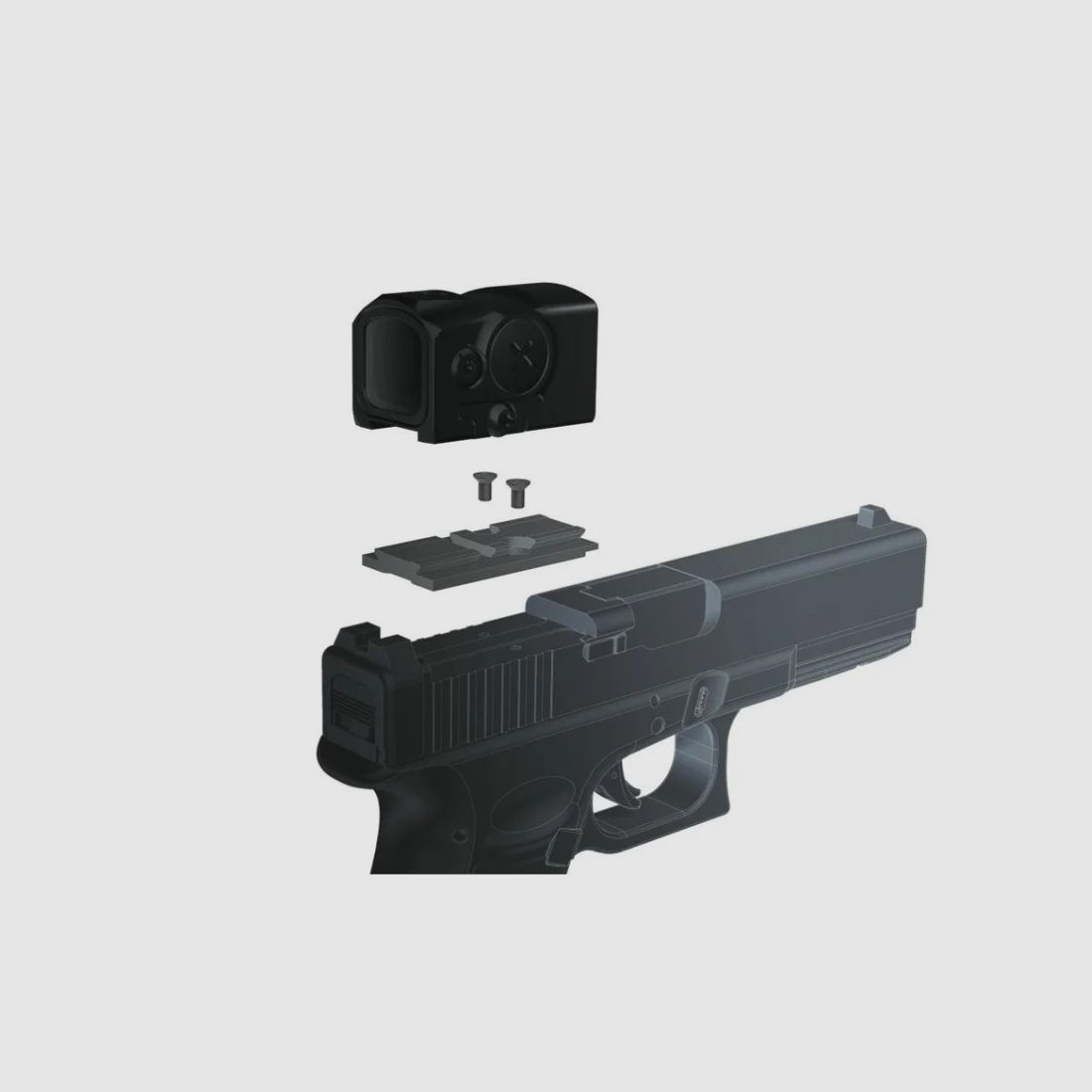 Adaptateur Acro Pour Interface Micro Aimpoint, image 1 sur 2