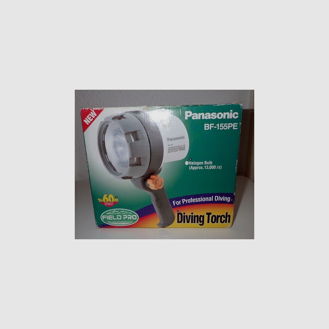 Taschenlampe, Outdoor, Unterwasser, Panasonic BF-155PE, neu!