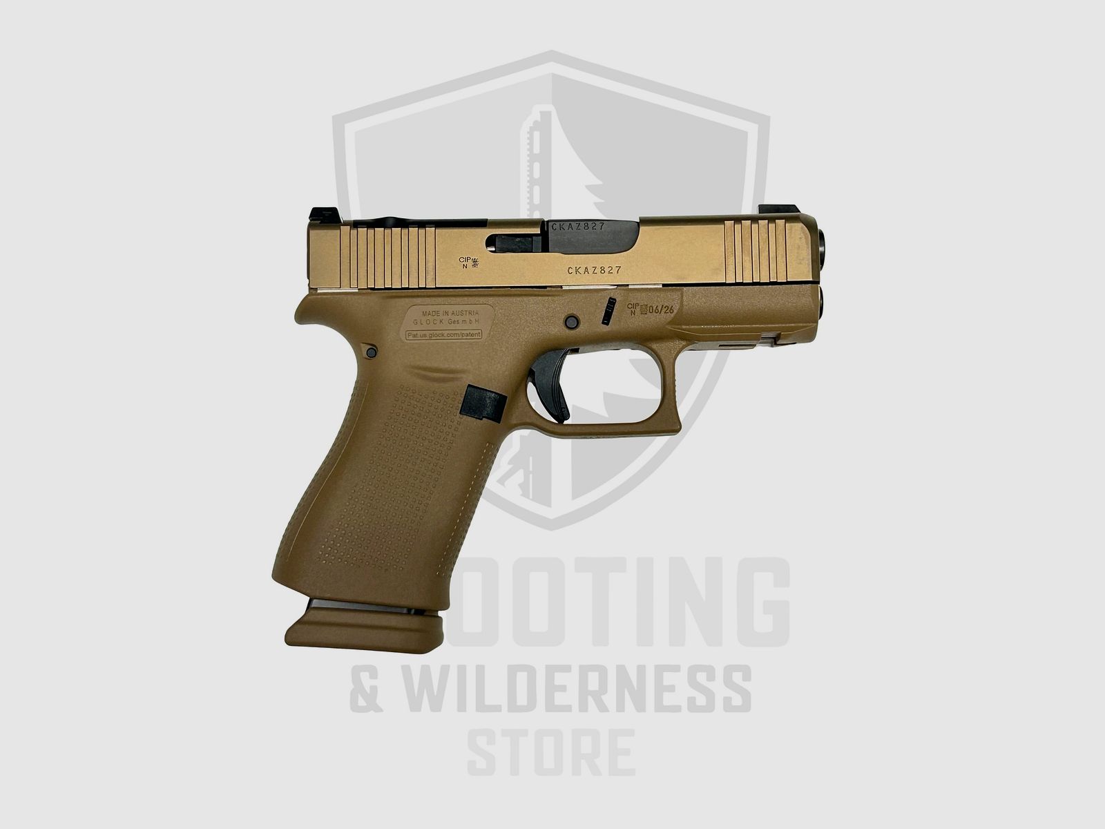 Pistola Glock 43X MOS-K TAN, immagine 1 di 3