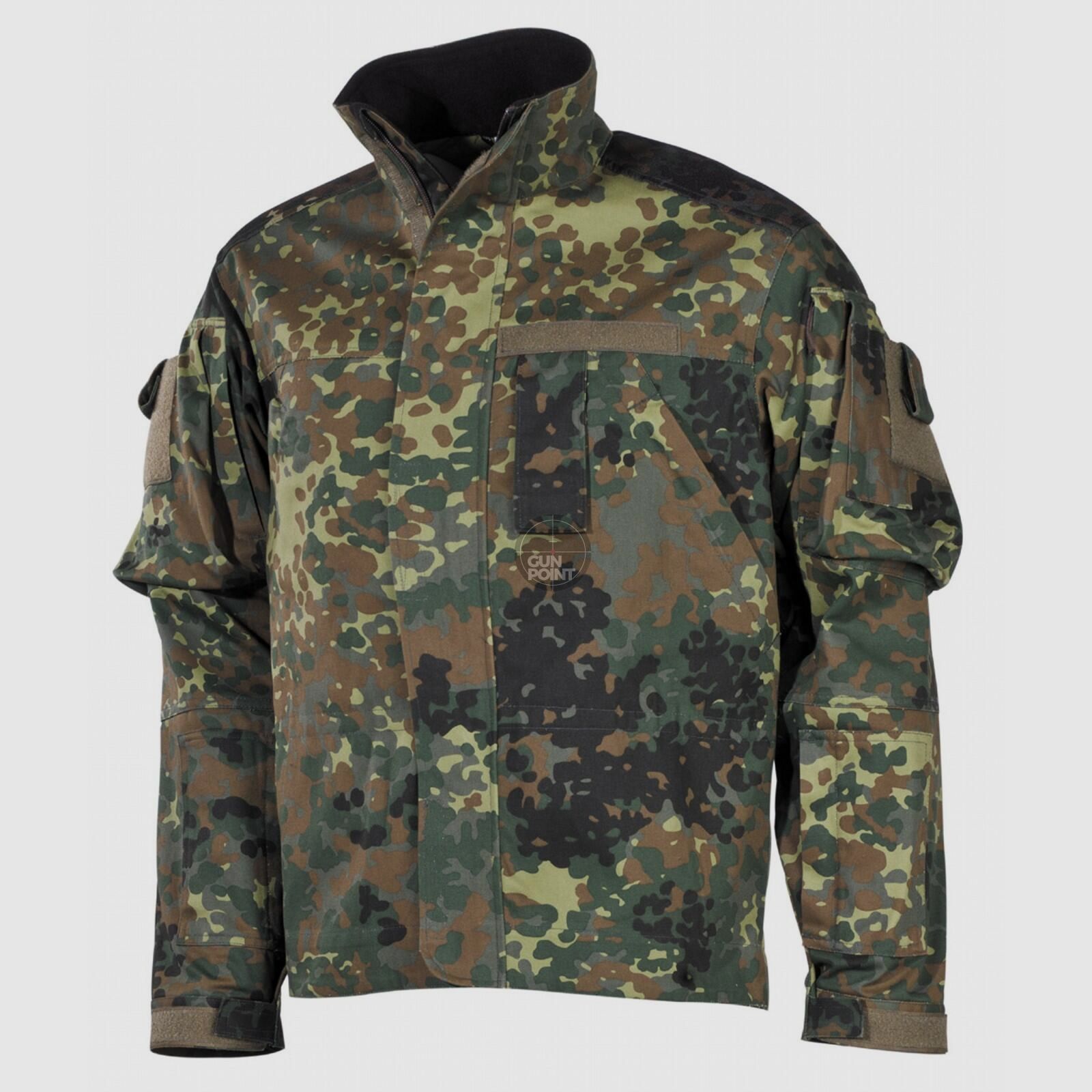BW Kampfjacke, Einsatz/bung,kurz, flecktarn - Gre: M