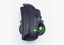Buchheimer Semi-Shoulder-Holster 'Links' Pistolenholster Schwarz,Leder