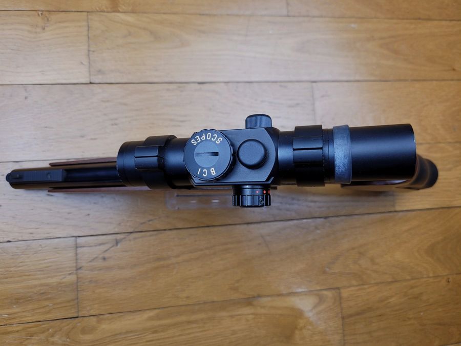 Thompson Contender Pistol – 22LR – interchangeable barrel! – Customisable – Red Dot Sight – Condition new!, image 11 of 19