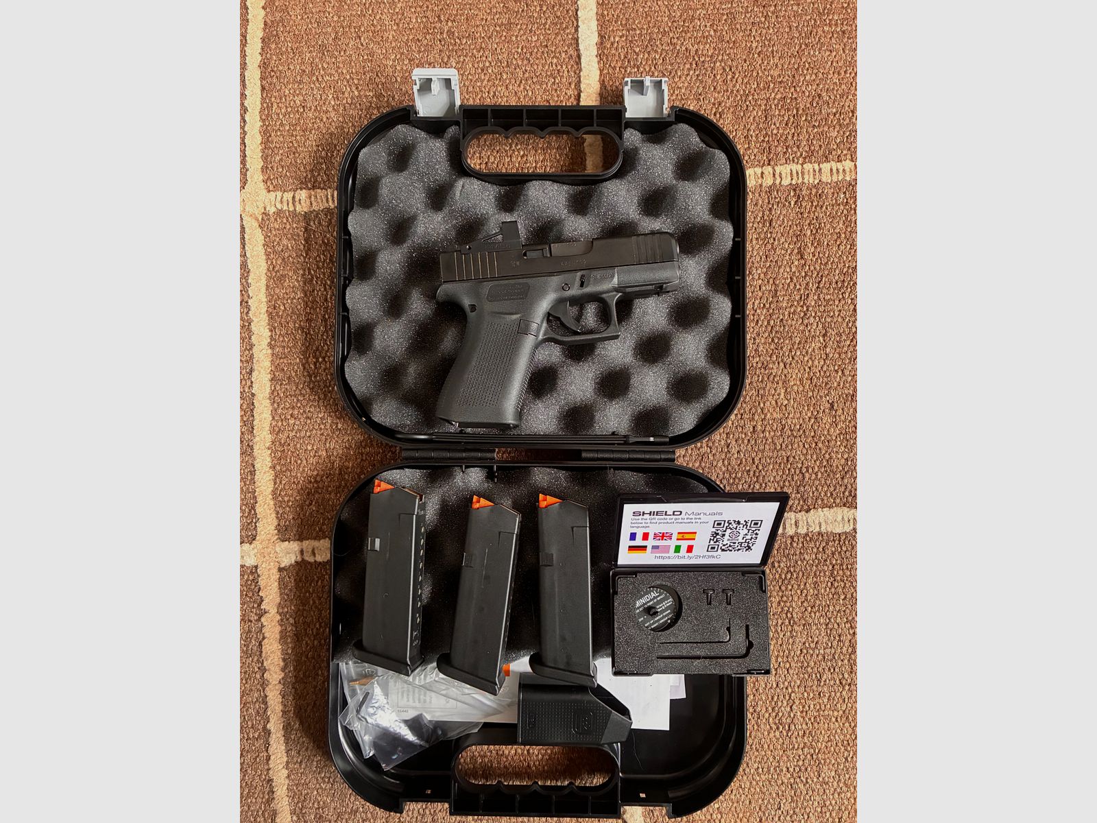 Glock 43x mit Shield RMSc