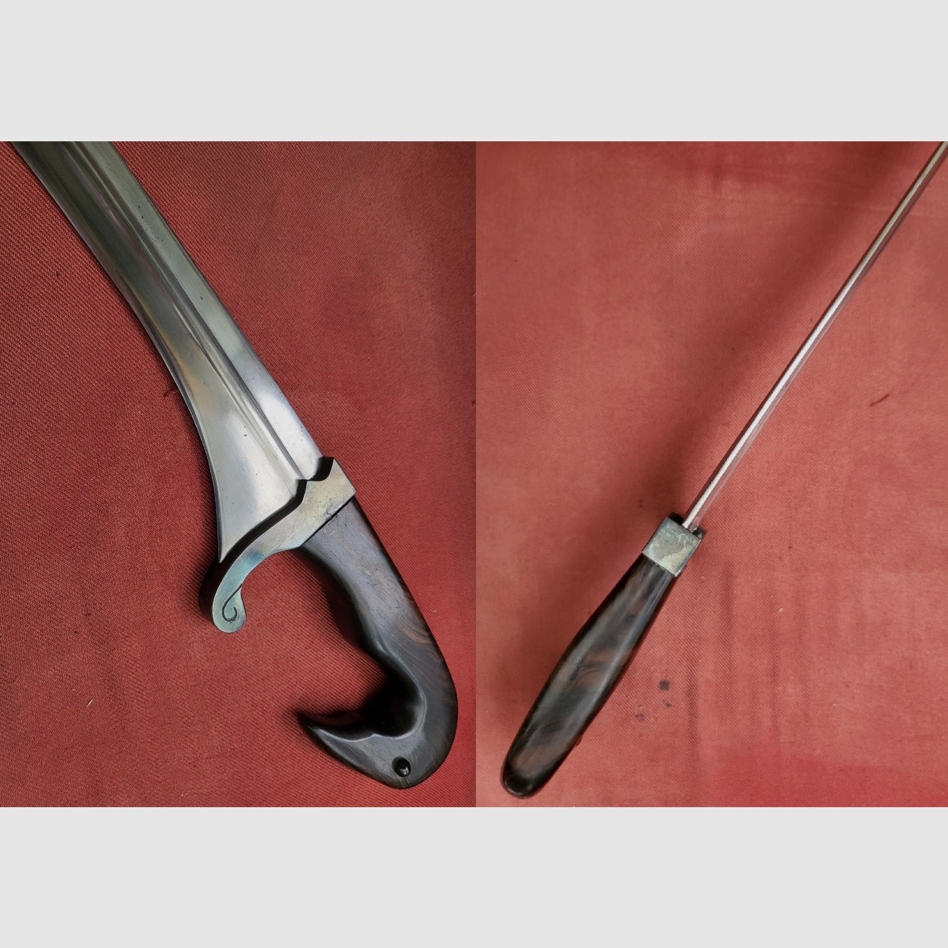 neuwertige, scharfe Replik eines Kopis, / Machaira, diff. gehärtet