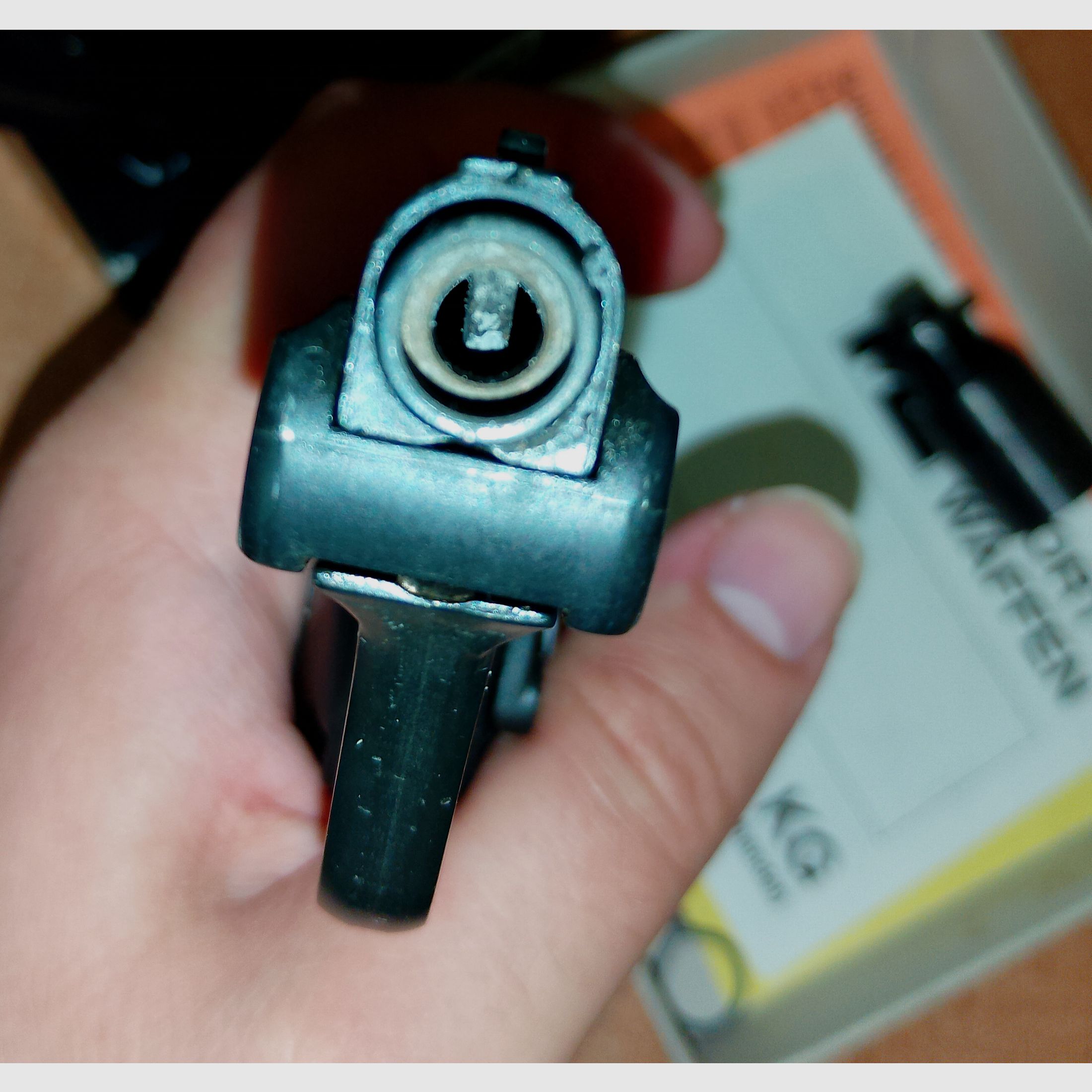 Seltene ME 8 Detective 8mm Knall im PTB 100/2 mit Verpackung!