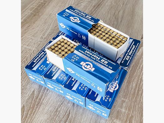 .22 Hornet Hülsen, 500 Stück