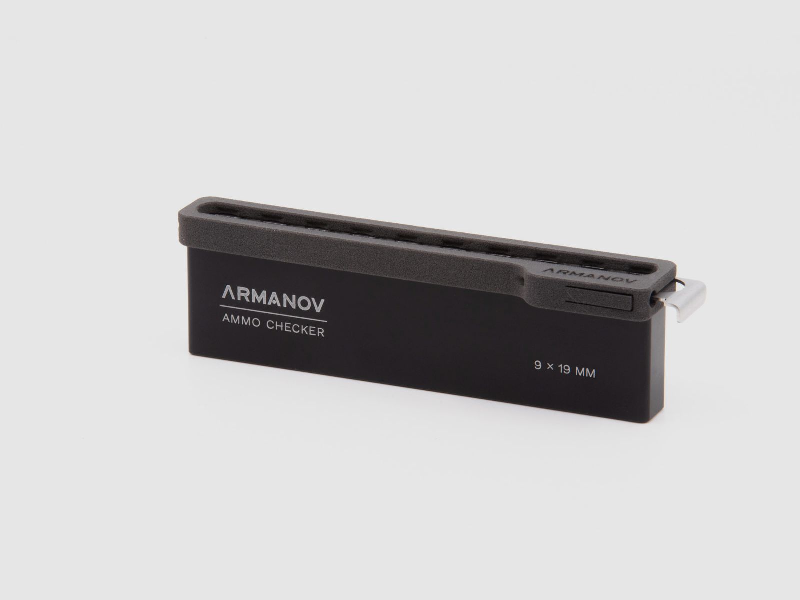 ARMANOV ​​​​​Ammo Checker 10 Rnd with Quick Transfer Cover and OAL Checker - 9x19 mm