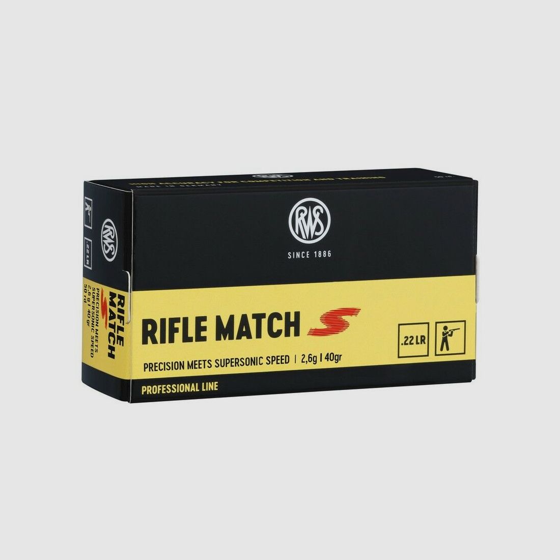 RWS 40grs Rifle Match S 50STK .22lr