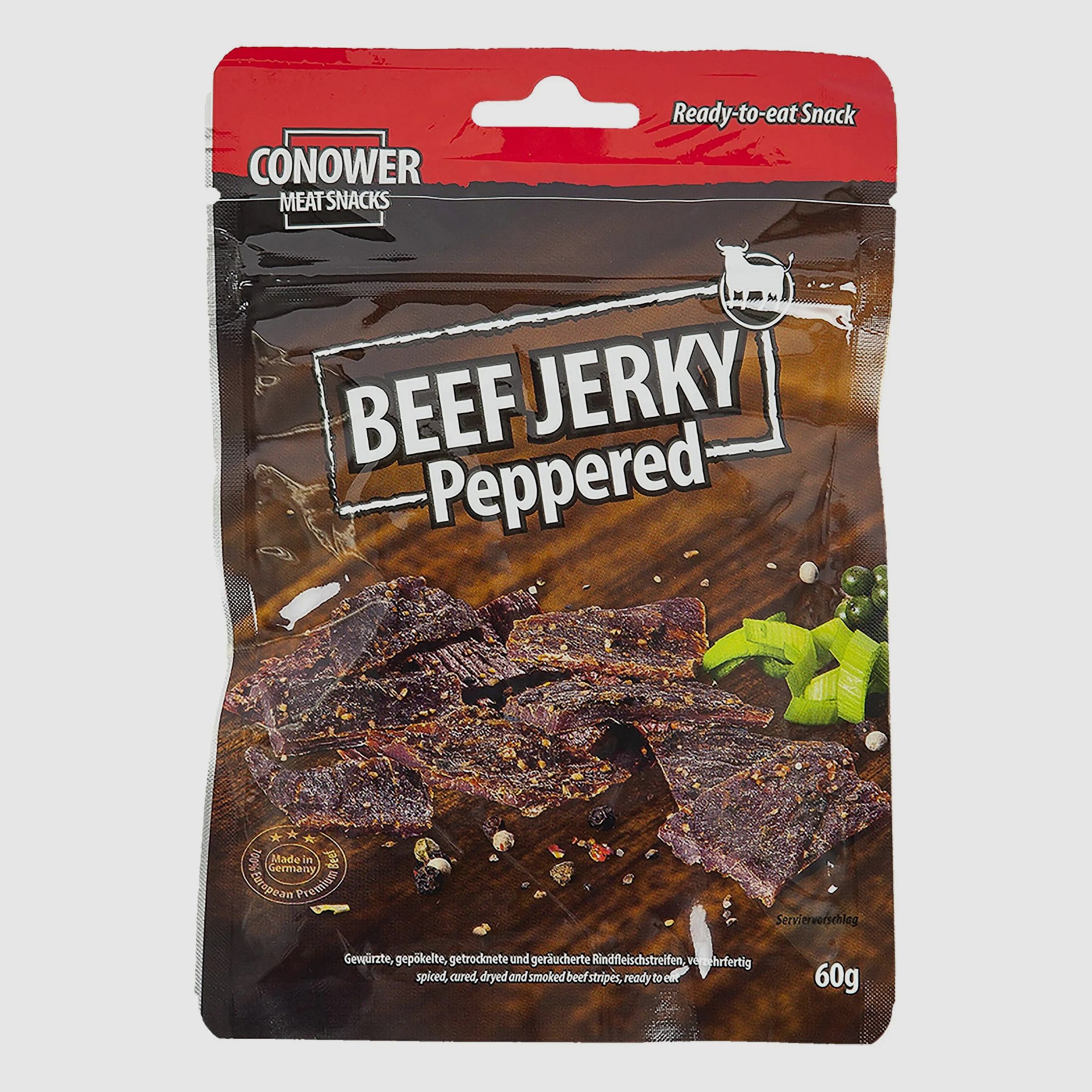 Conower Snacks Jerky Beef Bärlauch-Pfeffer 60 g