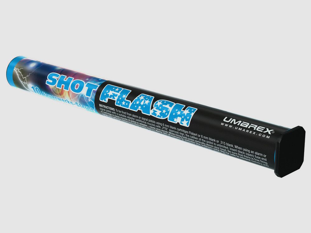 PYRO SHOT FLASH - 10 SCHOTEN - 15 MM, afbeelding 1 van 3
