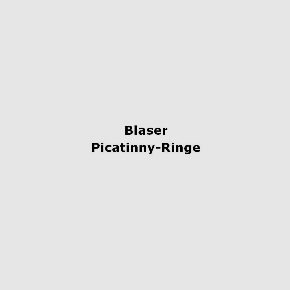 Blaser Montageringe - Picatinny