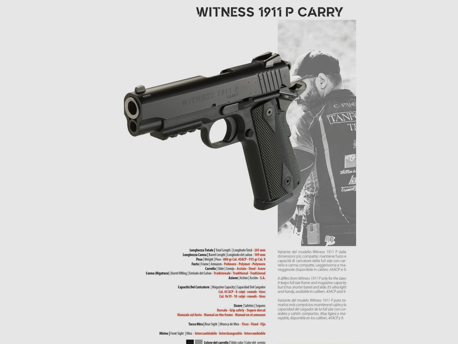 TANFOGLIO / PISTOOL / ALLE MODELLEN, afbeelding 26 van 29