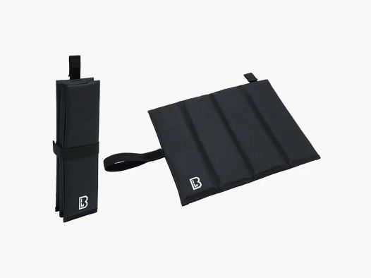 Alfombra de asiento plegada, negra