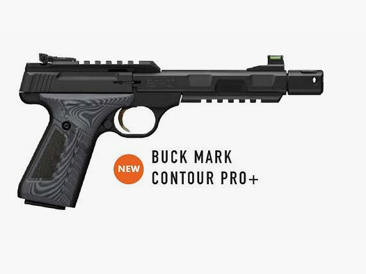 BUCK MARK CONTOUR PRO+ COMPS 5.9 G10 22LR semi-automatic pistol available immediately +20€ nationwide shipping