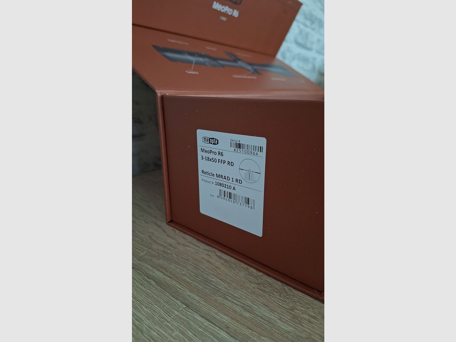 Meopta Zielfernrohr MeoPro R6 3-18x50 RD FFP