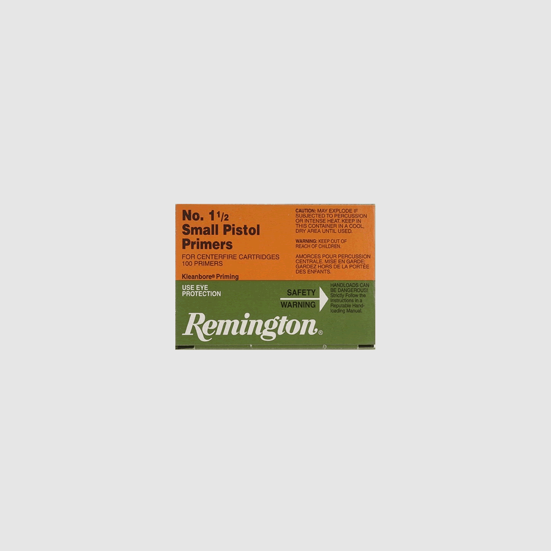 Remington Zündhütchen 1 1/2 Small Pistol 1000 Stück