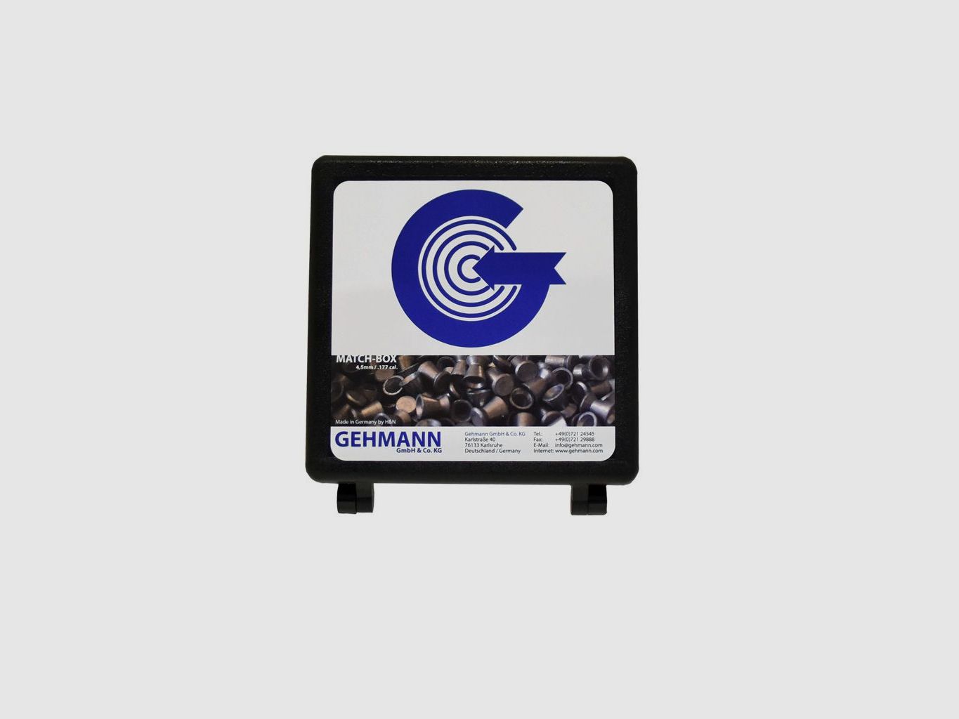 Scatola shaker nera Gehmann senza contenuto