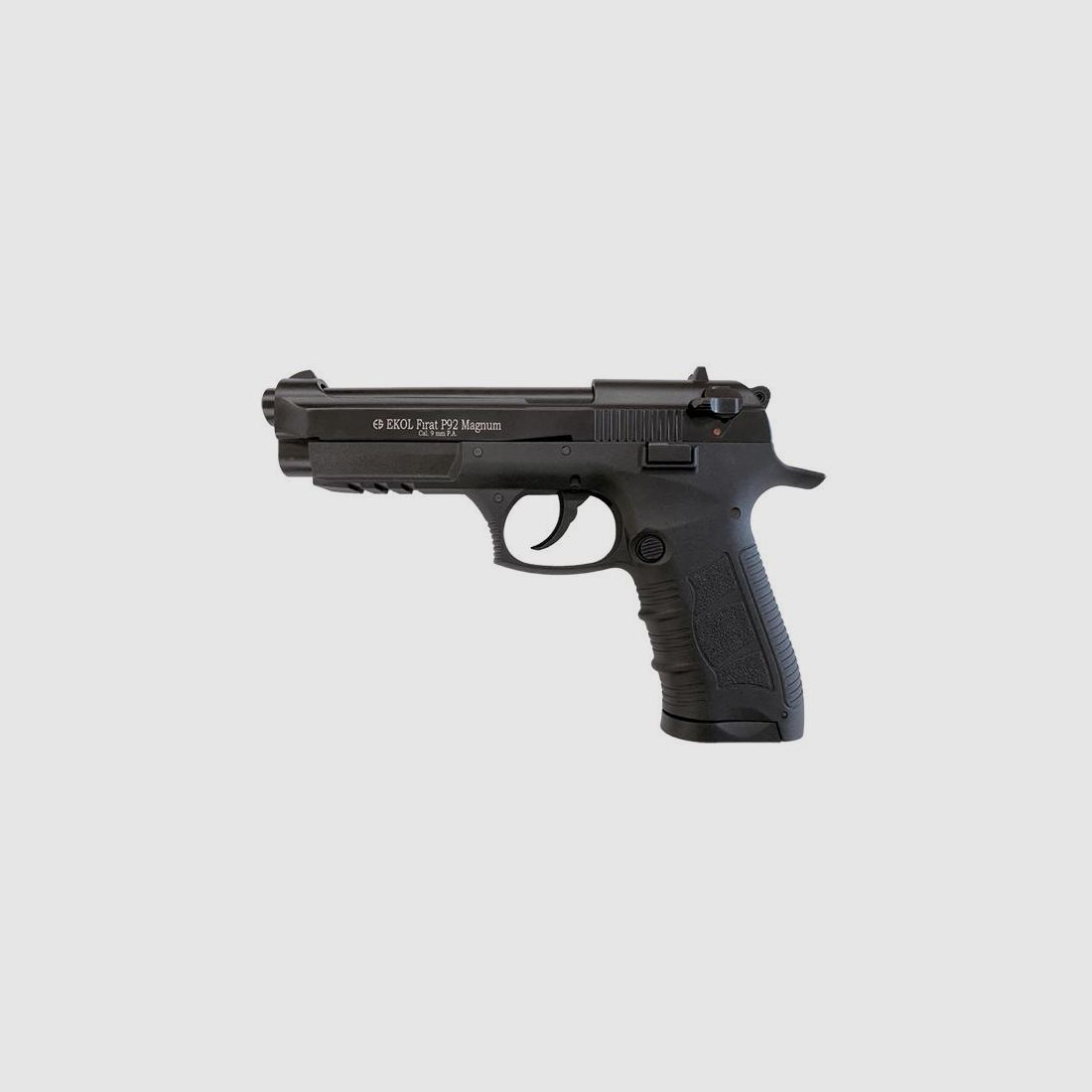 Ekol P92 Magnum SCHWARZ Schreckschusspistole Kaliber 9mm P.A.K #Kratzer am Lauf