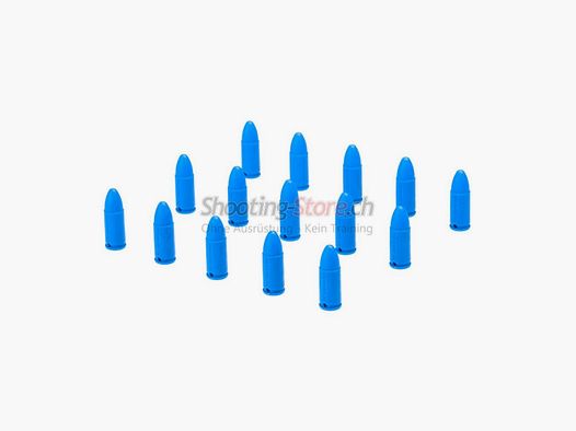 IMI Defense Balles Factices 9x19mm 15pcs Bleu