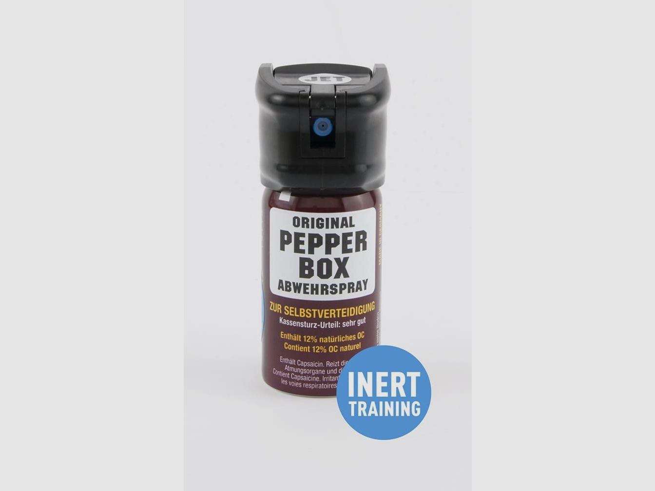 Pfefferspray Pepper-Box klein mit Flip Top für Training mit Flüssigstrahl, Bild 1 von 2