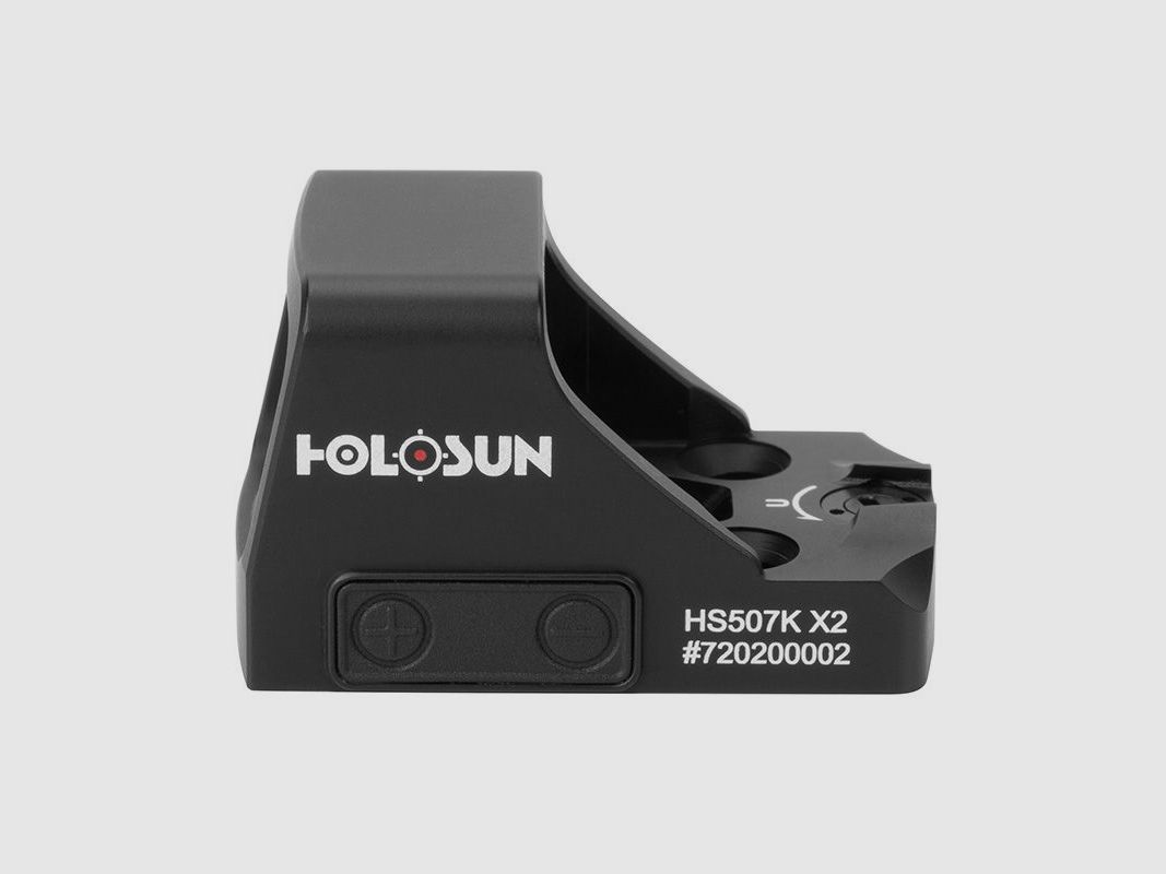 Holosun Mirino Reflex HS507K-RD-X2 con Reticolo Rosso: Punto 2MOA, Okrąg 32MOA & Cerchio 32MOA, immagine 5 di 9