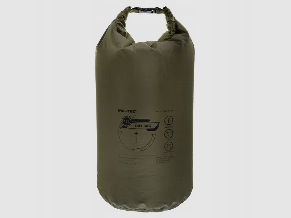 Dry Bag - 13 Liter - Oliv