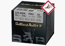 Sellier & Bellot Büchsenpatrone .223 Rem. FMJ BT 55grs