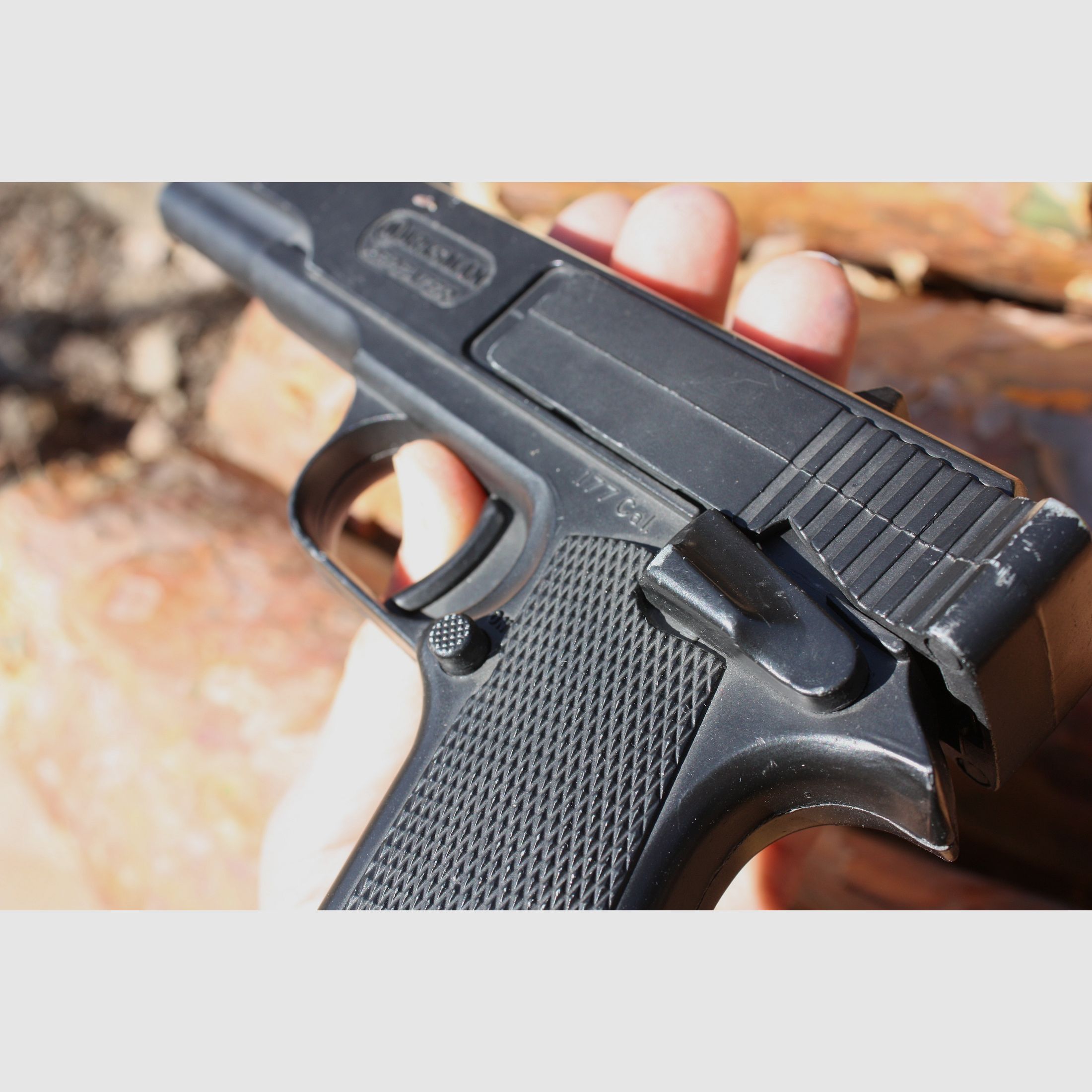 Vintage Marksman Repeater .177 (4,5 mm) Luftpistole – Los Angeles USA – Bastler -  ältere US-Produktion (1960er–1970er)