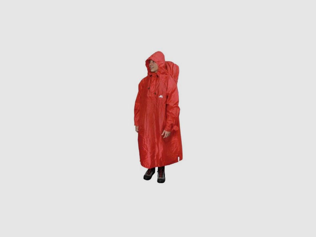 Regenponcho Rot Marsupio, Bild 2 von 4