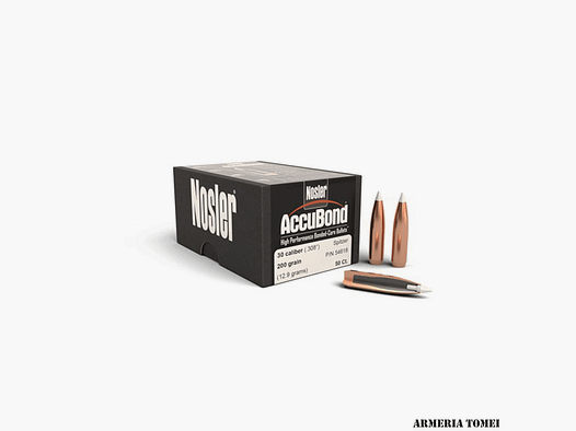 BALAS – NOSLER – Cal. 30 (.308″) Spitzer 200gr (12,9gramos) (50ud) -54618