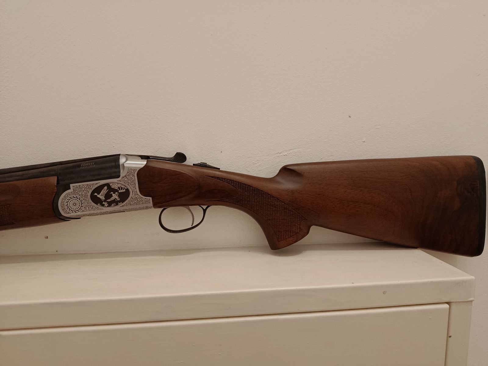 double-barreled shotgun