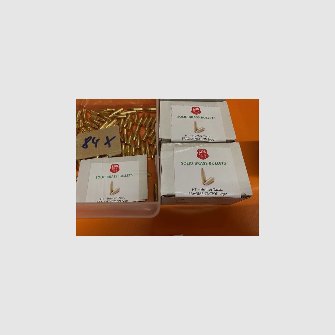 223 / .224 Geschosse BLEIFREI LIEFERBAR  L.O.S. 52 grain NEU + OVP    4 Schachteln   LESEN!