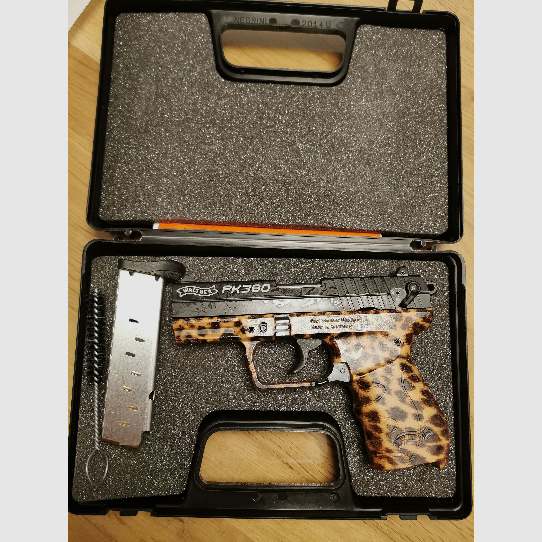 Walther PK 380 Schreckschusspistole  Cheetah Stahlschlitten  PtB  921 meine Letzte !