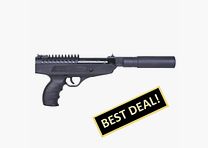 BO Langley Silencer Negro 4,5mm - Pistola de Aire Comprimido de Resorte de Quiebre