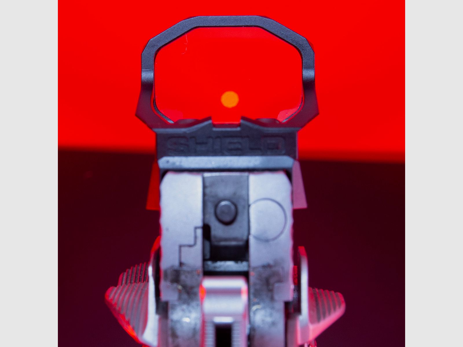 SHIELD Reflex Mini Sight XL Lens (RMSx) Rotpunktvisier – 8 MOA – Mattschwarz