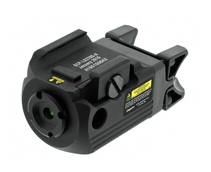 Leapers Ambidextrous Compact Green Laser Sight for Pistol (SCP-LS279S-A), image 1 of 4