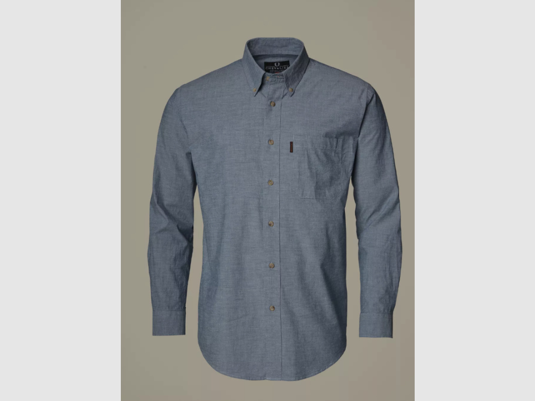 Chevalier Herren Hemd Camp Chambray BD LS