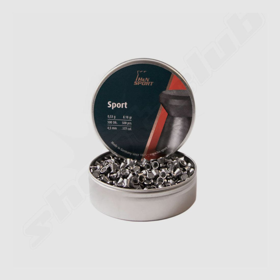 H&N Sport Flachkopf Diabolos glatt 4,5mm / 0,53 g / 500 Stk