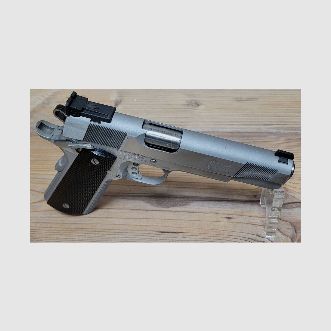 Les Baer 1911 Match 5" - Baer Custom 1911 - stainless
