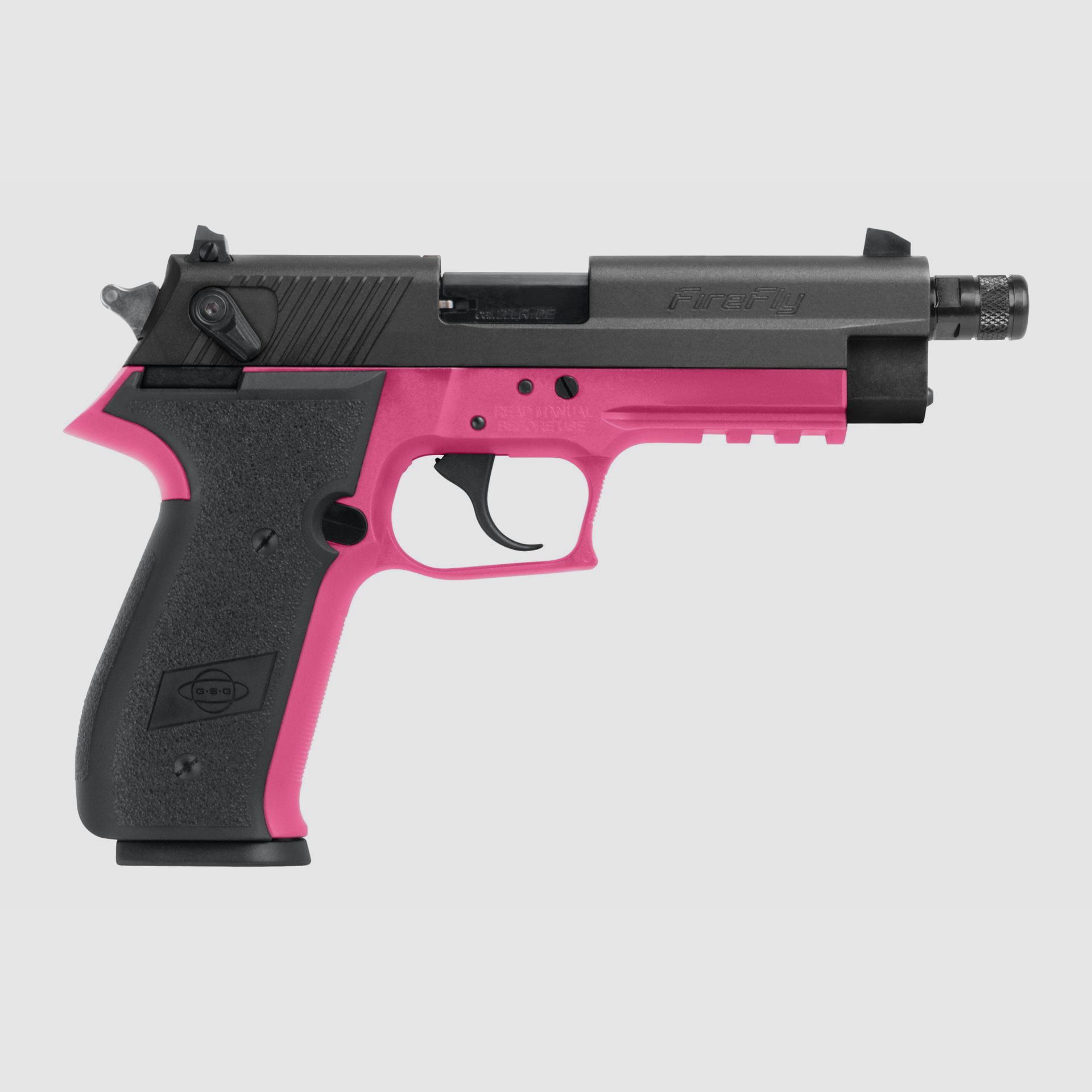 Pistolet GSG Fire Fly Różowy SD - gwint 22lr, zdjęcie 1 z 4