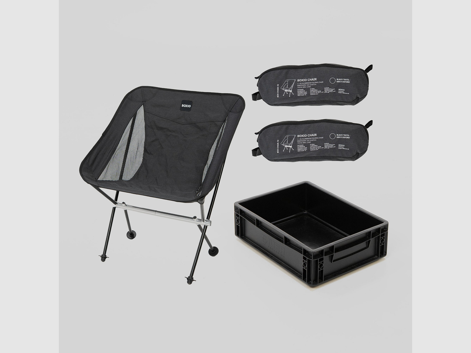 Set di sedie BOXIO CHAIR I Camping in SOLO UP