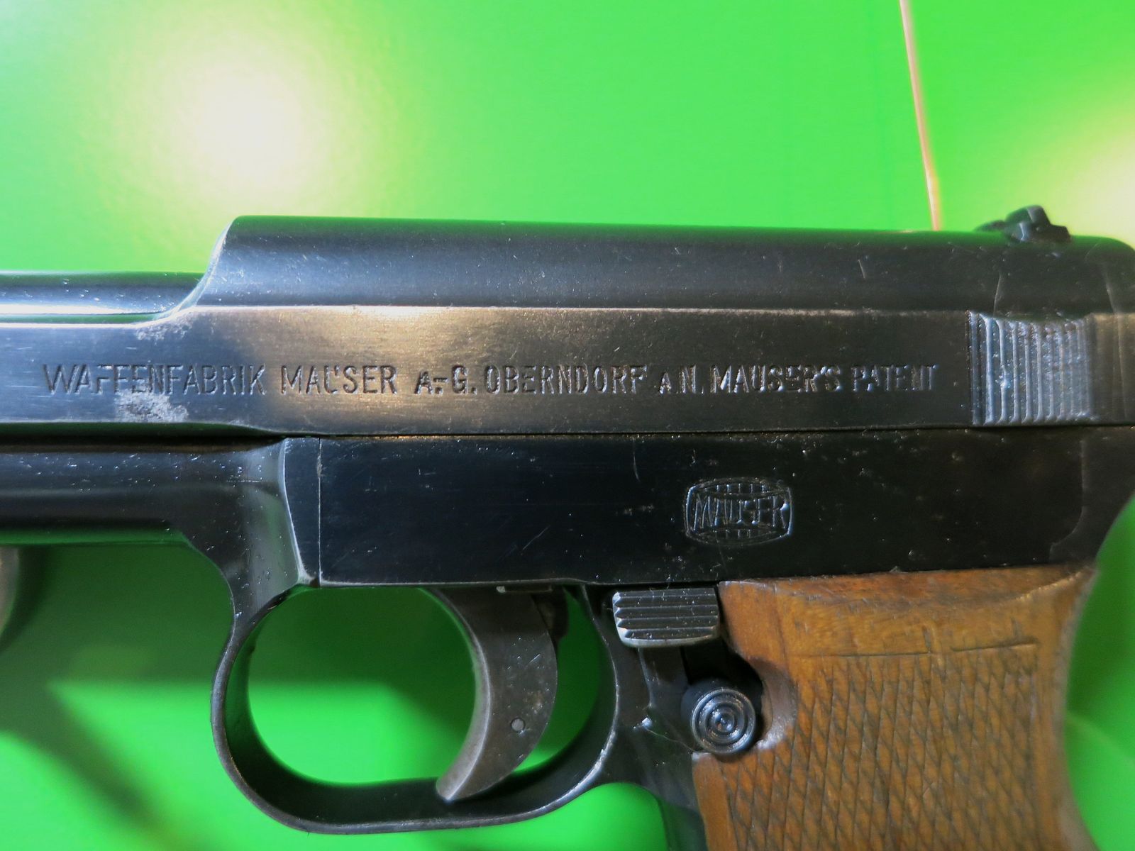 WAFFENFABRIK MAUSER A.G. OBERNDORF A.N. MAUSER'S PATENT, Modell 1914,  Kal. 7,65 Mauser         #23-